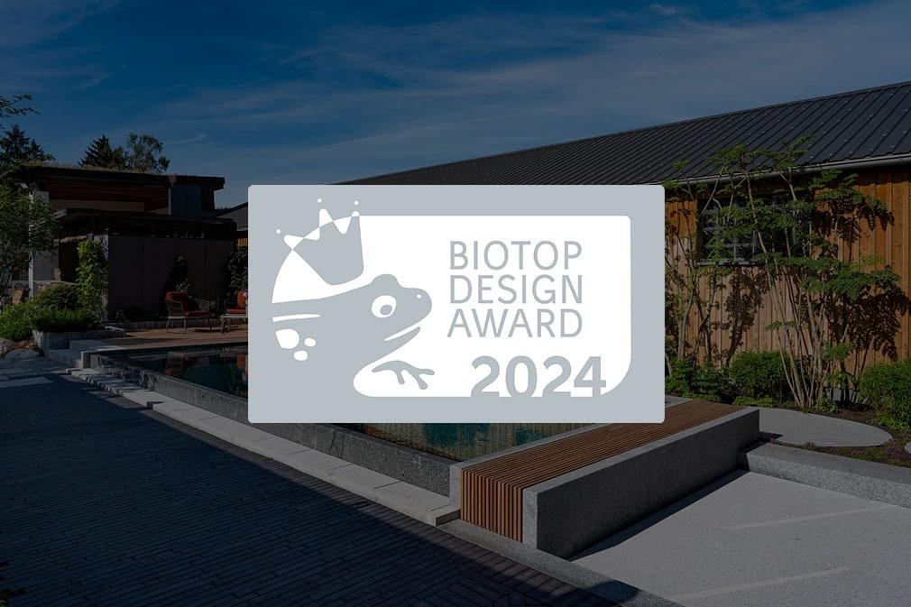 BIOTOP Naturpool Design Award Gewinner 2024 Schleitzer
