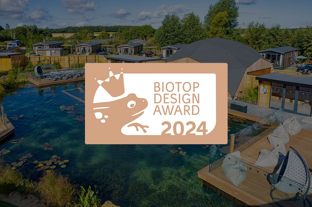 Bronze Gewinner des Biotop Design Awards 2024 in der Kategorie Swimming Pond