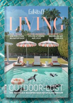 Pressemitteilung Falstaff Living Maerzausgabe 2025 Design Pools und Schwimmteiche