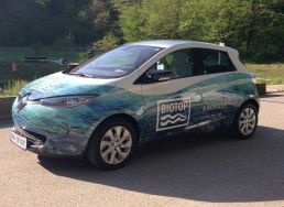 La première voiture 100% électrique dans la flotte automobile de BIOTOP